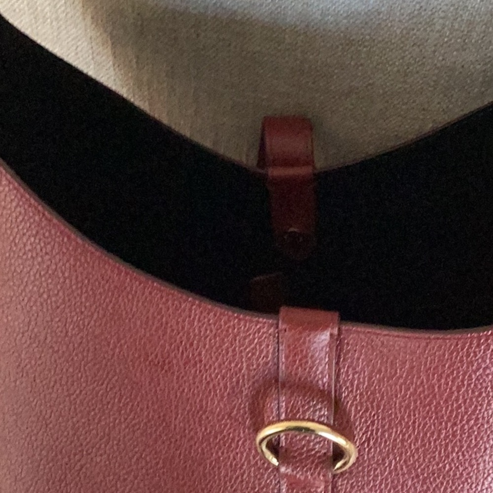 Strathberry Burgundy Leather Shoulder Bag - Picture 5 of 5